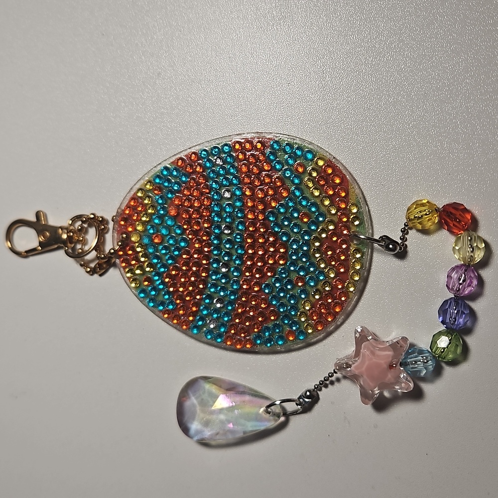 Easter Keychain Diamond Art Style